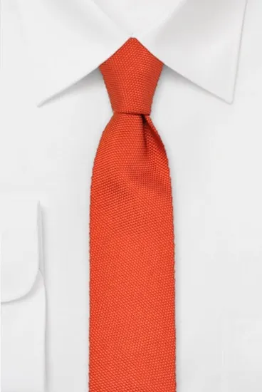 ascot-krawatte-uni-strukturiert-koralle-seidenkrawatte-7-5-cm-x-150-cm image 1