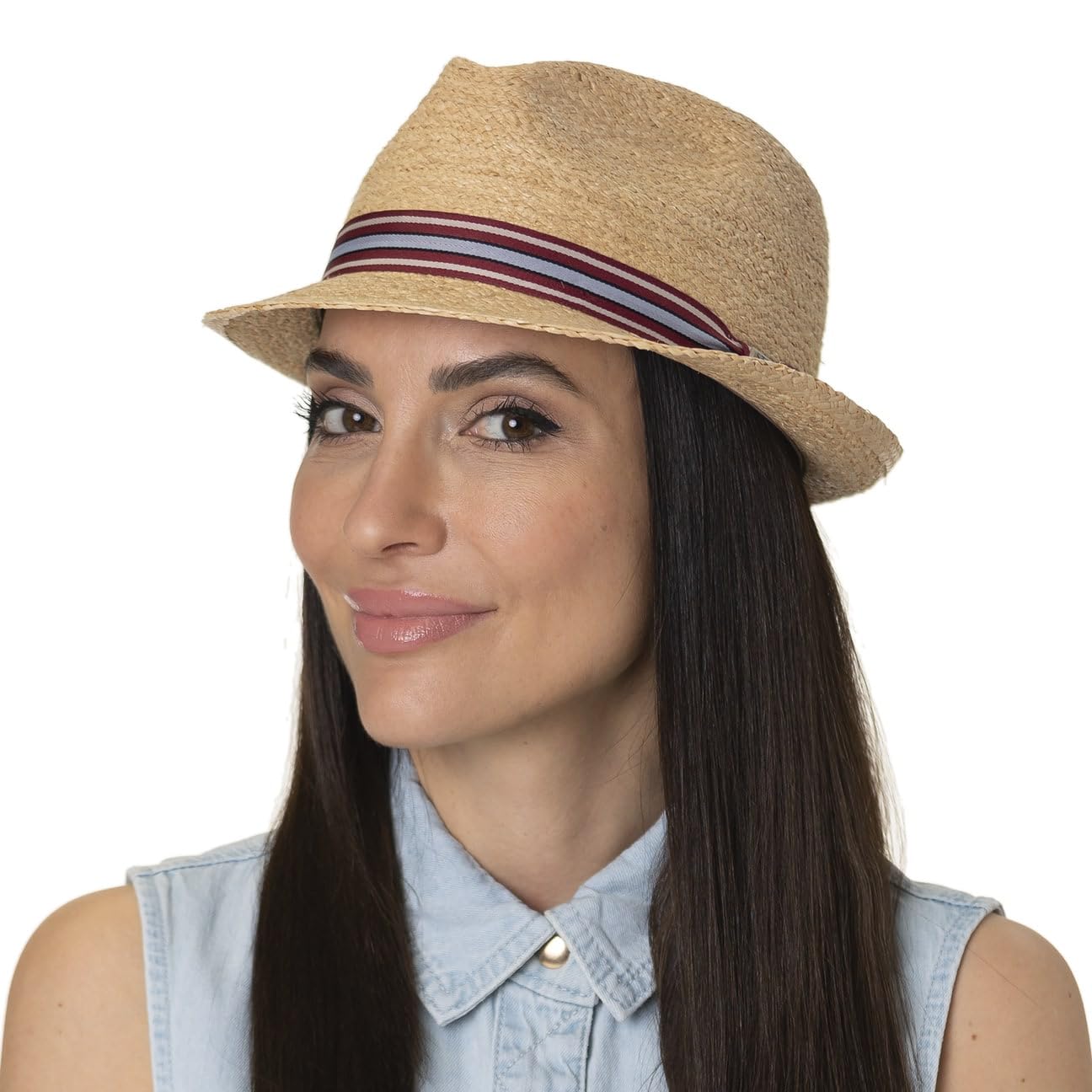 stetson-terlaco-trilby-raffiahut-strohhut-uv-schutz-damen-herren image 2