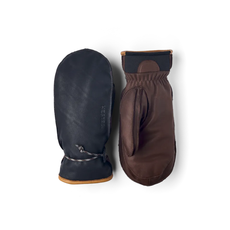 hestra-wakayama-mitt-fausthandschuh-ski-retro-leder image 1