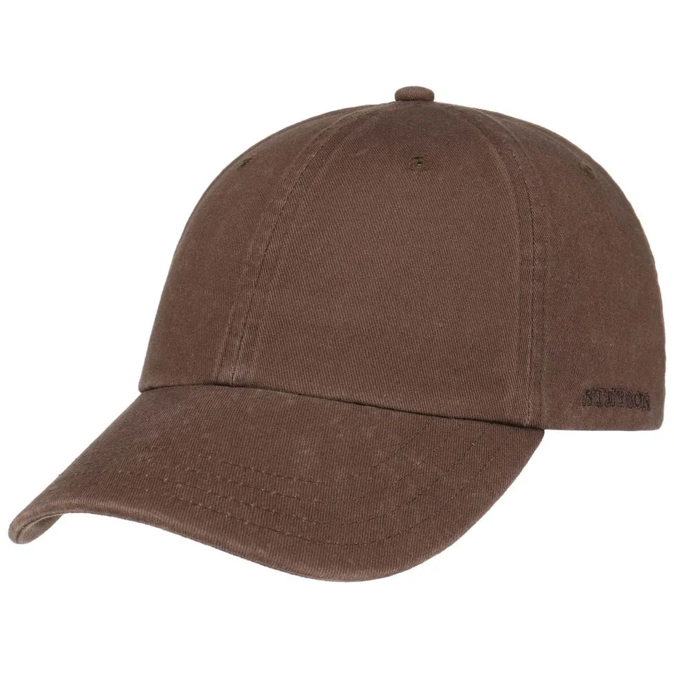 stetson-rector-baseballcap-baumwolle-uv-schutz-40-strapback-braun-one-size image 1