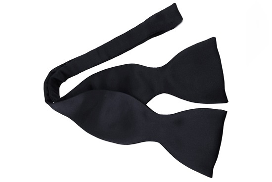 hemley-schleife-uni-satin-zum-selberbinden-halsweite-38-schwarz image 1