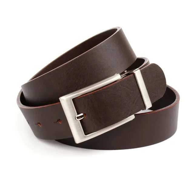 anthoni-crown-volllederg-rtel-herren-3-5-cm-leicht-genarbt-mit-dornschlie-e image 1