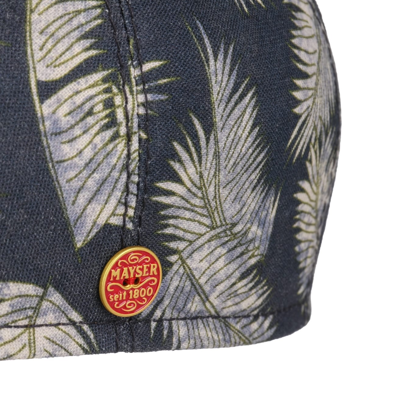 mayser-sidney-leaf-flatcap-blumen-leinen-herren image 4