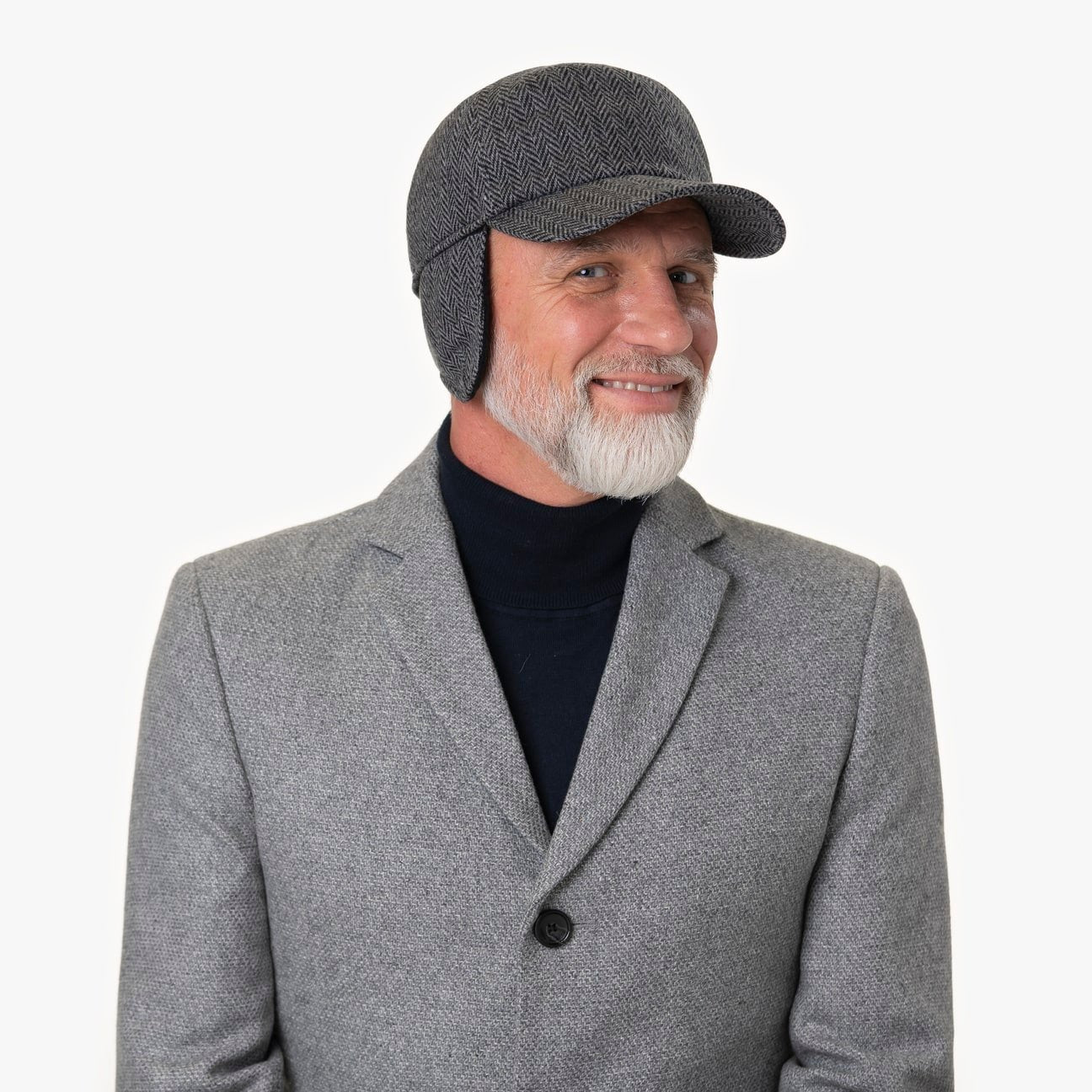 mayser-herringbone-cap-mit-ohrenklappen-woll-basecap-f-r-herren image 1