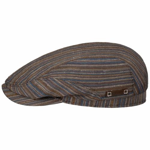 stetson-stripe-barista-driver-flatcap-schirmm-tze-gestreift-mehrfarbig-made-in-e image 5