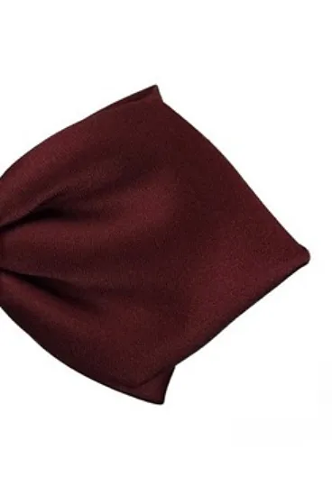ascot-schleife-uni-satin-spitz-bordeaux-seidenfliege-form-napoli-6-cm image 1