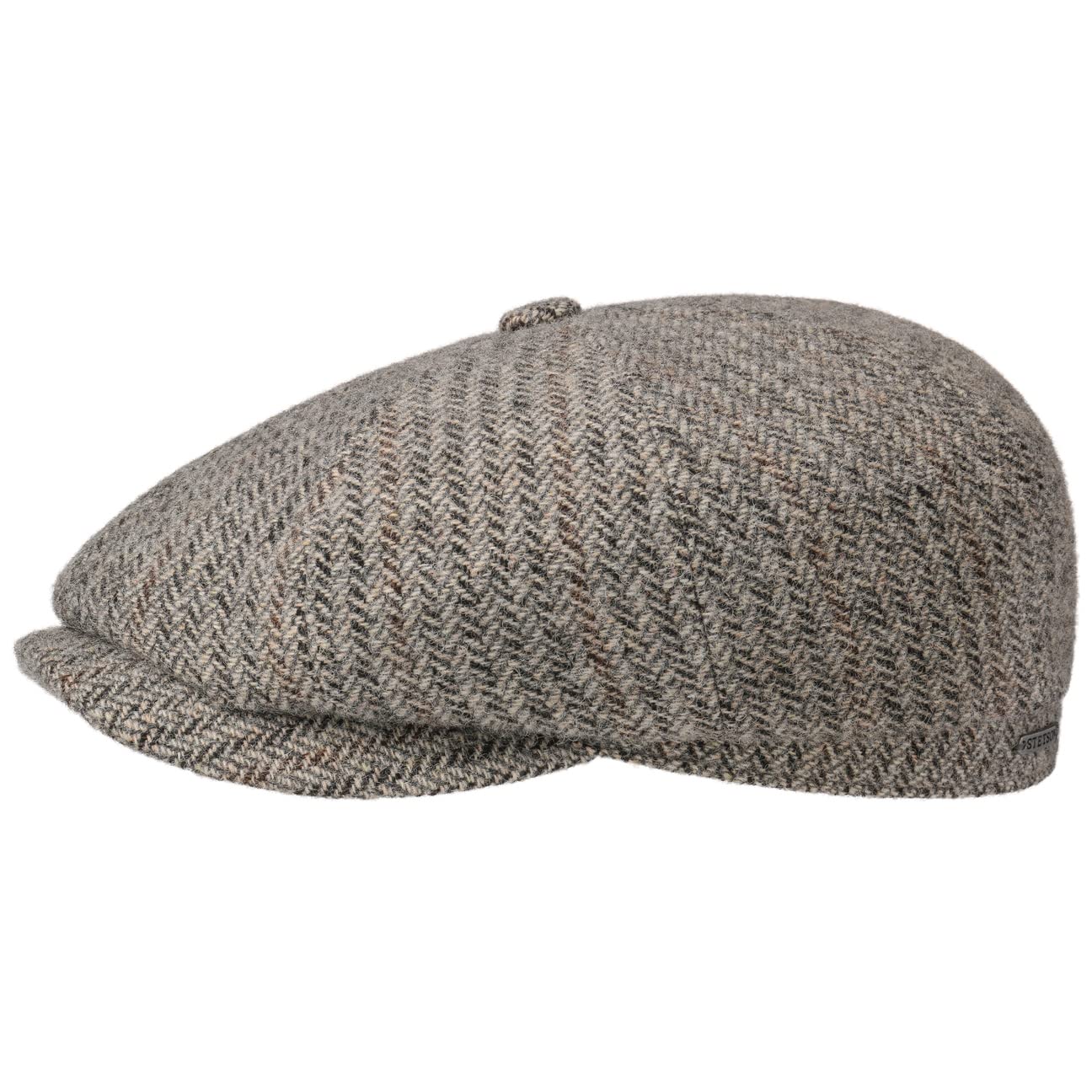 stetson-hatteras-fischgr-ten-flatcap-schurwolle-mit-futter-beige image 1