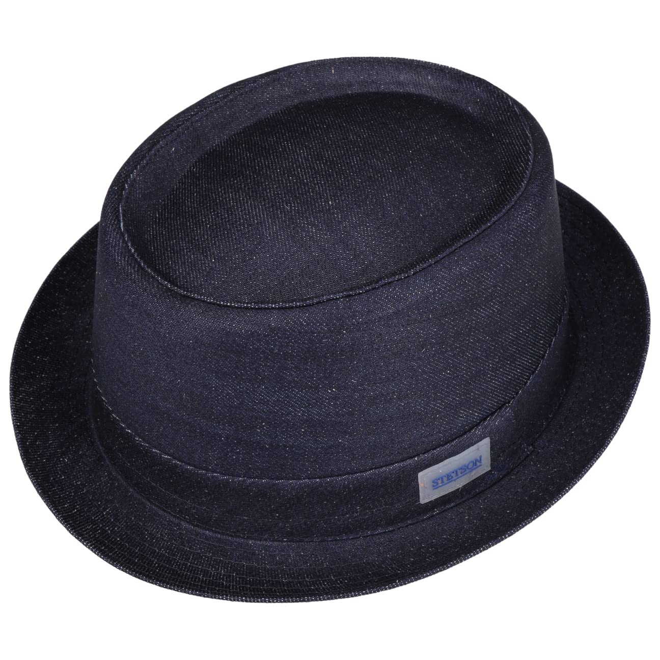 stetson-sustainable-denim-pork-pie-hut-made-in-italy image 3