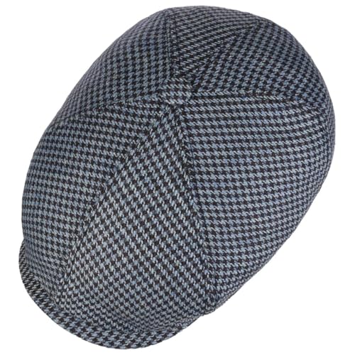 stetson-silk-houndstooth-flatcap-seiden-flatcap-hahnentritt image 7
