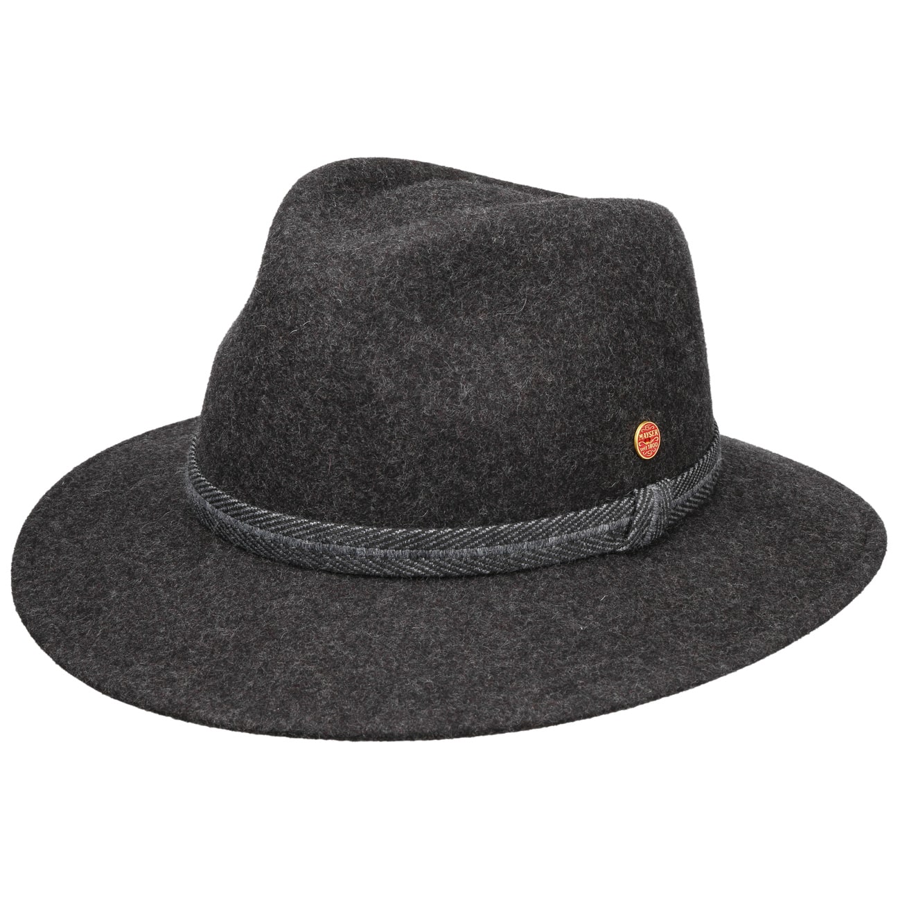 mayser-gedeon-plus-traveller-wollhut-f-r-herren-knautschbarer-regenhut-aus-wollf image 2