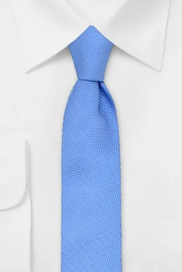 ascot-krawatte-uni-strukturiert-hellblau-7-5-cm-x-150-cm-seide image 1