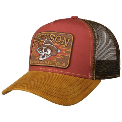 stetson-cowboy-skull-trucker-cap-baumwolle-herren-verstellbar image 7