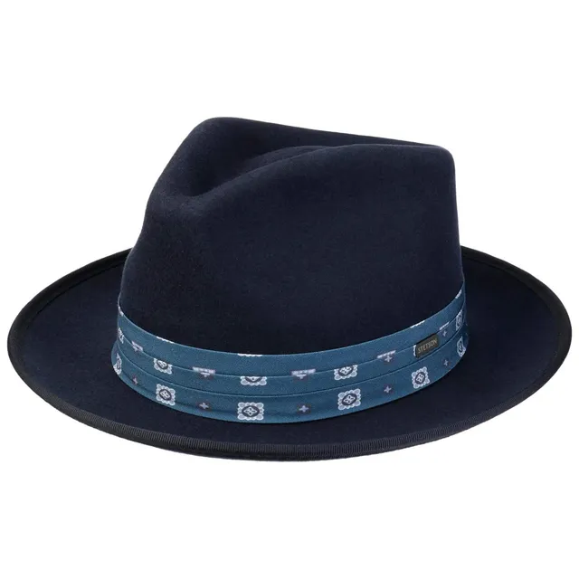 stetson-smithfield-fedora-wollhut-mit-stoffgarniturband image 1