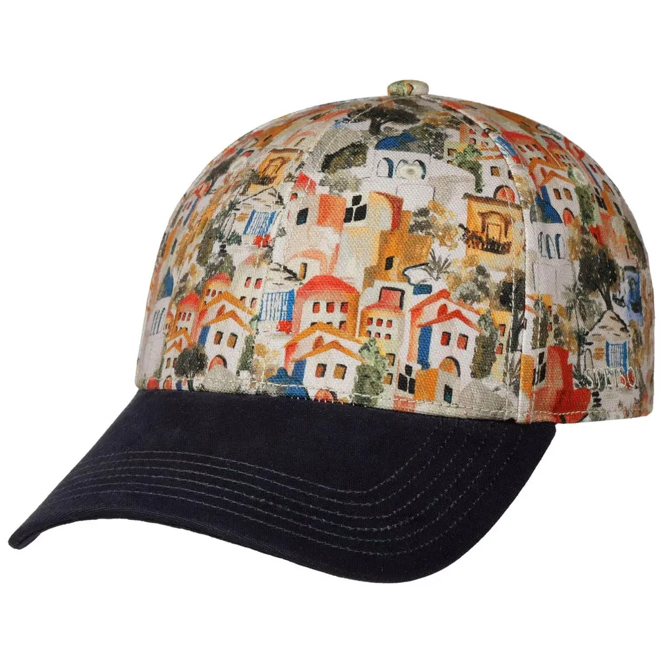 stetson-village-print-baseballcap-6-panel-damen-herren image 1