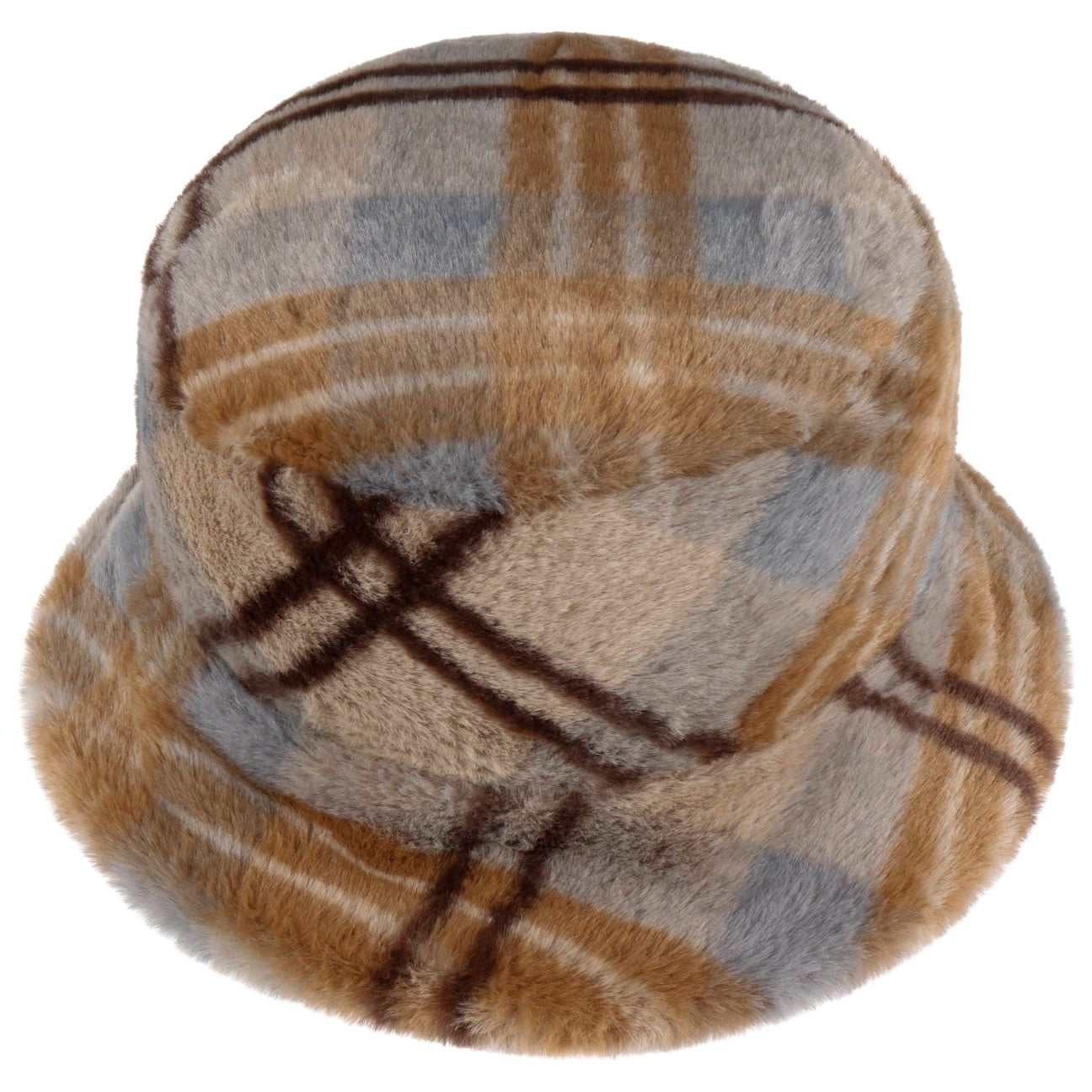 mayser-philippa-plush-bucket-stoffhut-karo image 2