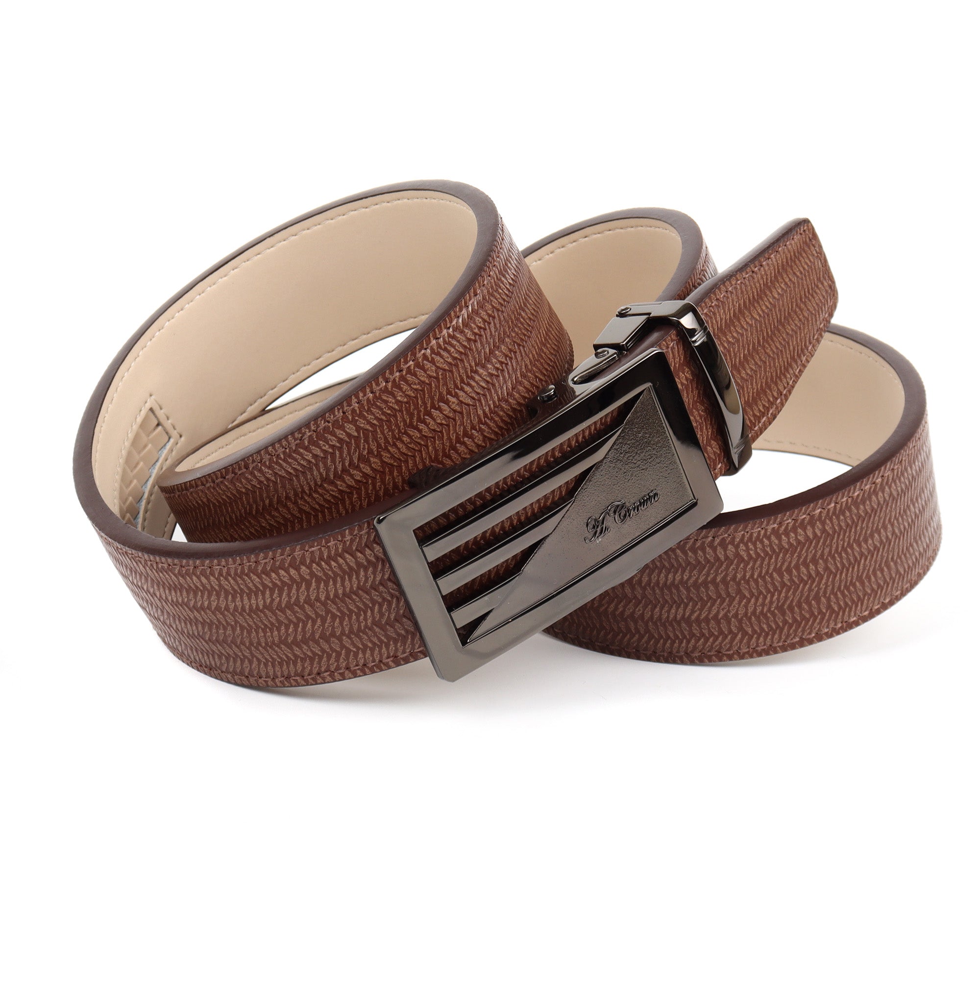 anthoni-crown-31ec30-automatik-lederg-rtel-herren-3-5-cm-in-cognac image 1