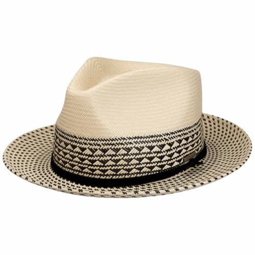 stetson-meola-twotone-fedora-strohhut-mit-uv-schutz image 5