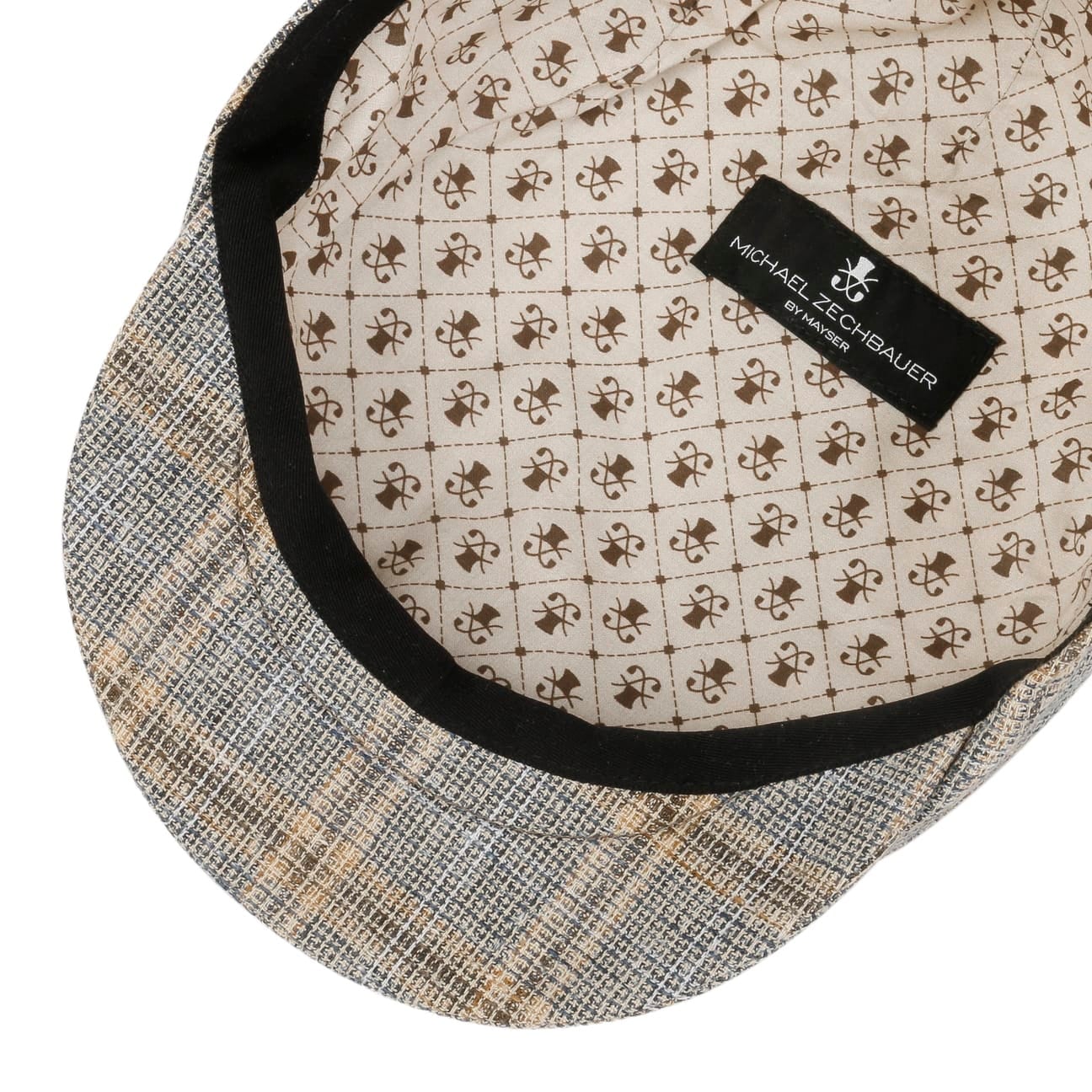 mayser-pamir-leinen-flatcap-zechbauer-herren-karo image 3