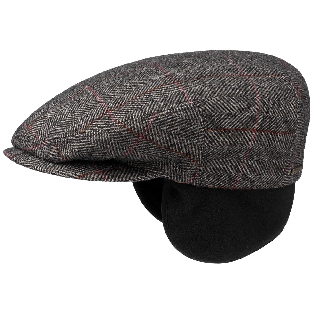 stetson-kent-schirmm-tze-herren-karo-fischgr-t-mit-ohrenklappen-made-in-eu image 1