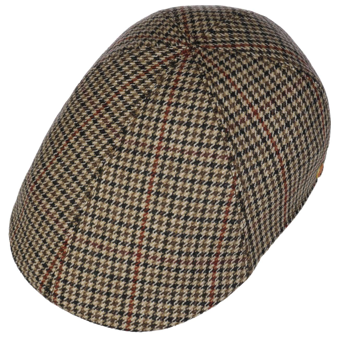 mayser-paddy-casual-houndstooth-flatcap-woll-flatcap-hahnentritt image 3