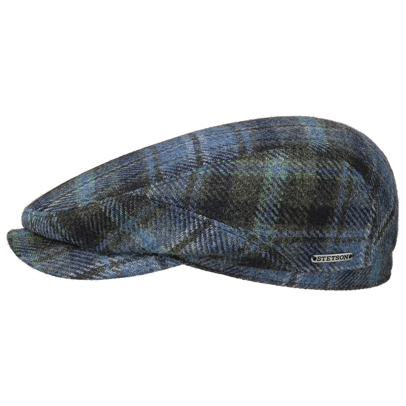 stetson-driftwood-wool-check-flatcap-aus-100-wolle-mit-karomuster-herren image 1