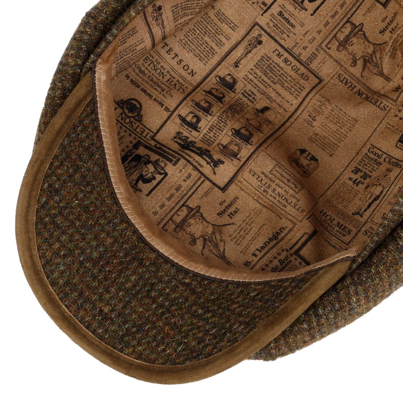 stetson-hatteras-flatcap-harris-tweed-schurwolle-made-in-germany image 4