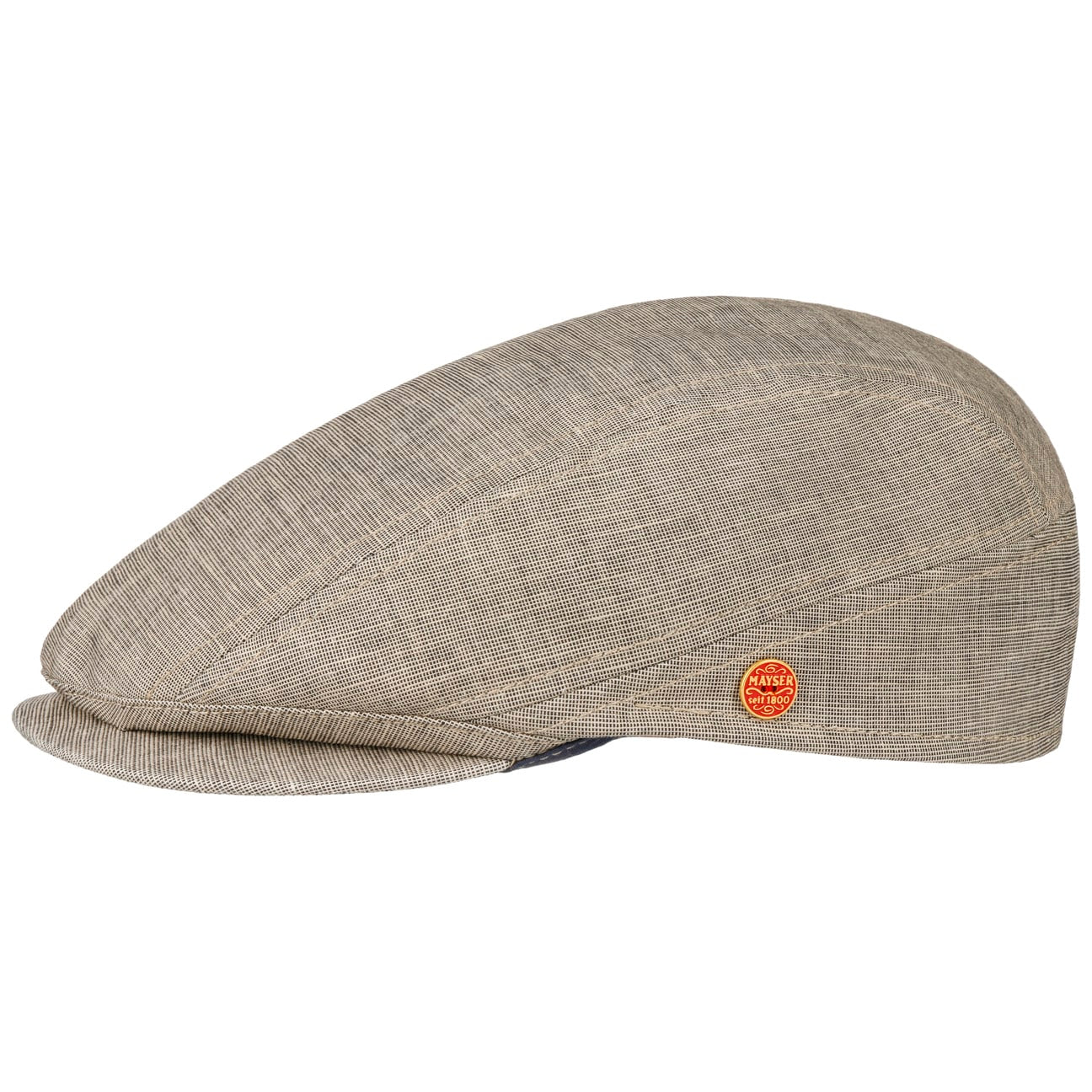 mayser-delian-uv-schutz-flatcap-aus-baumwolle-leinen image 2