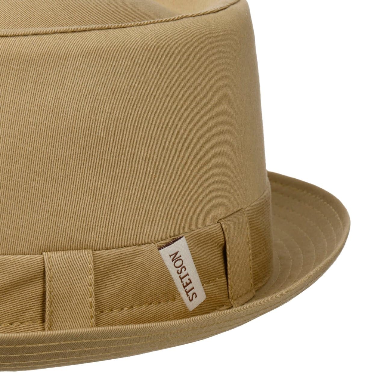 stetson-cotton-pork-pie-stoffhut-uni-made-in-italy image 5