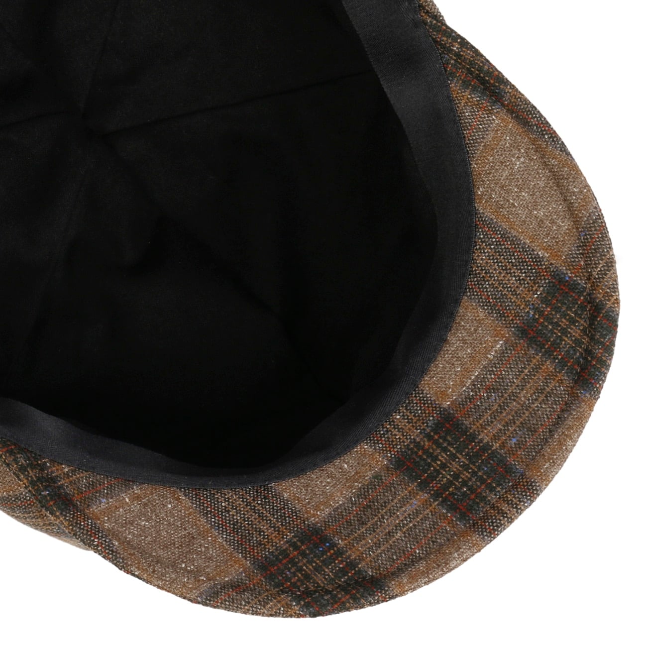 mayser-camilla-silk-check-ballonm-tze-damen-newsboy-cap image 3