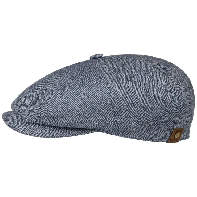 stetson-hatteras-frame-silk-flatcap-blau-made-in-eu image 1