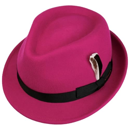 stetson-levamo-trilby-wollhut-wasserabweisend-pink-xs-52-53-cm image 8