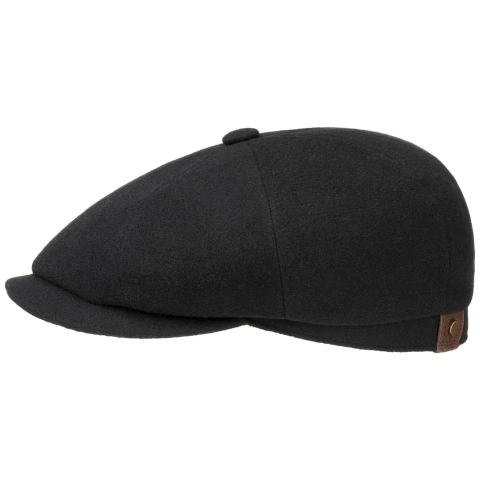 stetson-hatteras-noir-schirmm-tze-uni-meliert-f-r-damen-und-herren image 1