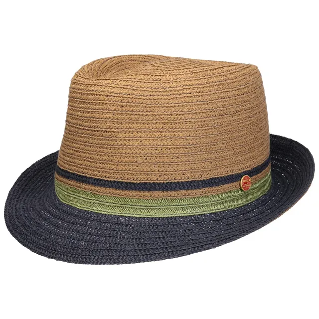 mayser-tricolour-trilby-strohhut-leichter-herren-sommerhut-aus-papierstroh image 1
