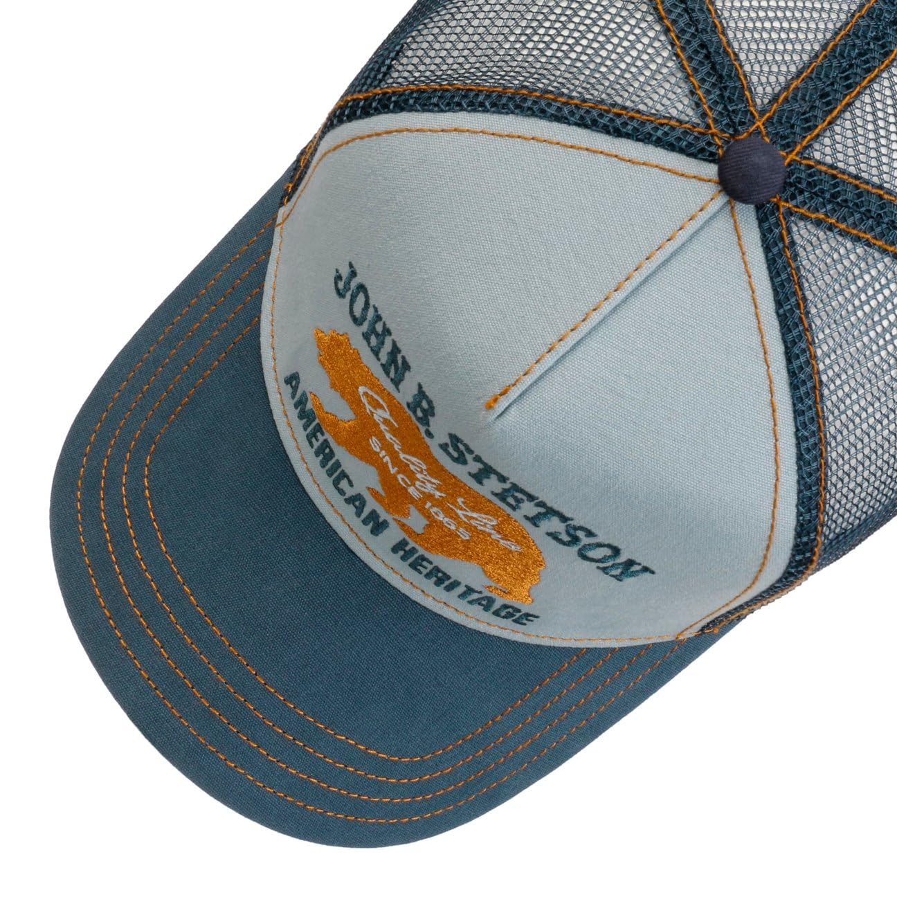 stetson-jbs-bear-trucker-cap-herren-snapback-baseballcap-mit-mesh-einsatz-und-st image 3