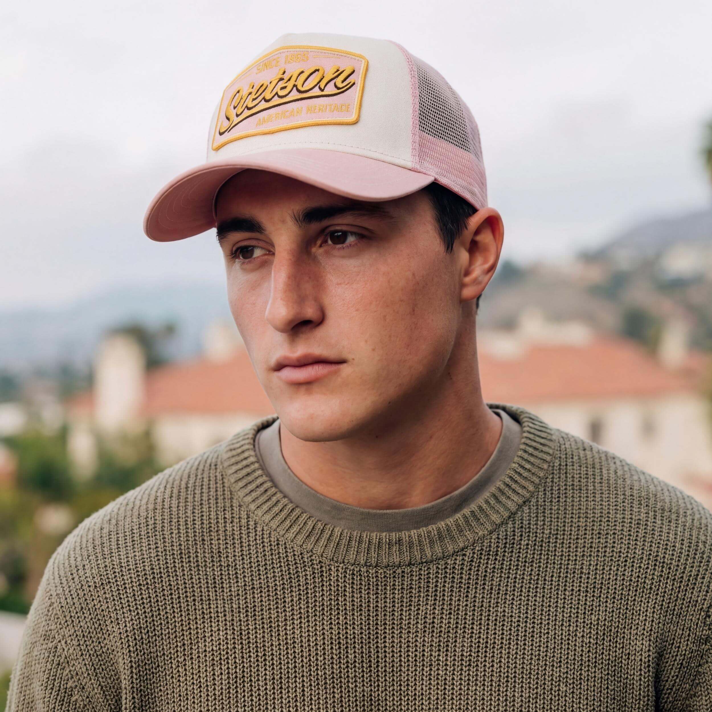 stetson-madison-truckercap-snapback-rosa-one-size image 3