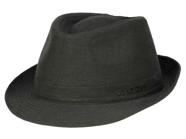 stetson-geneva-trilby-leinenhut-schwarz-gr-58 image 1