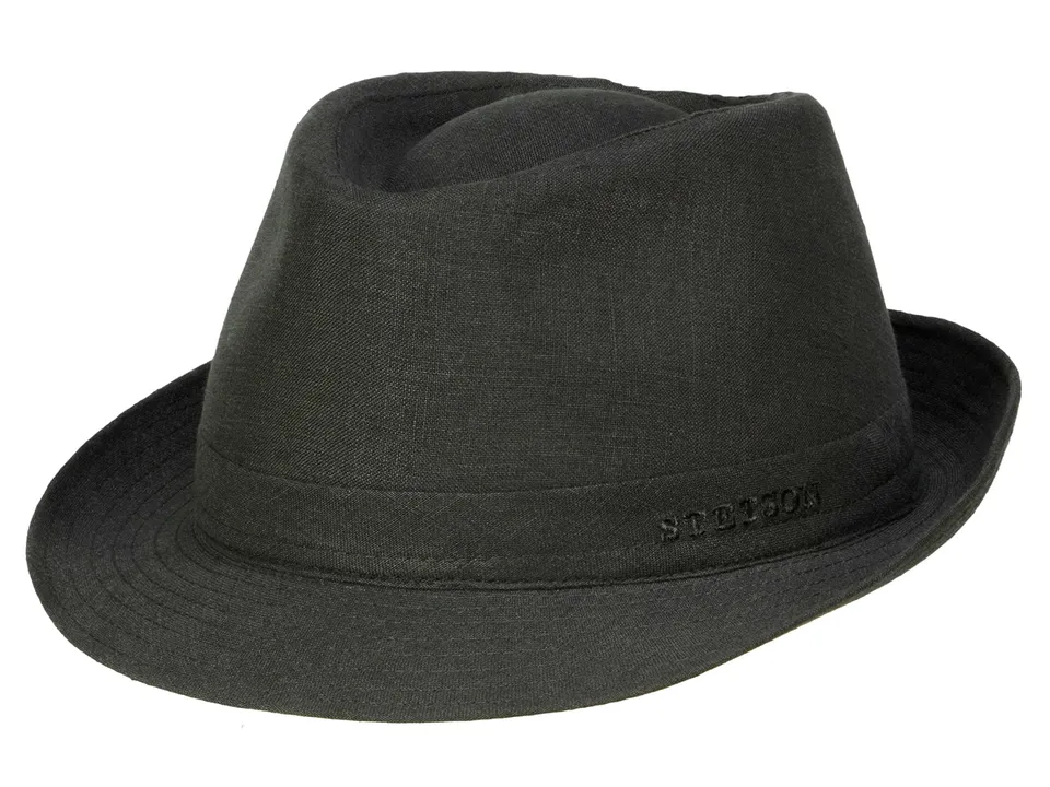 stetson-geneva-trilby-leinenhut-schwarz-gr-58 image 1