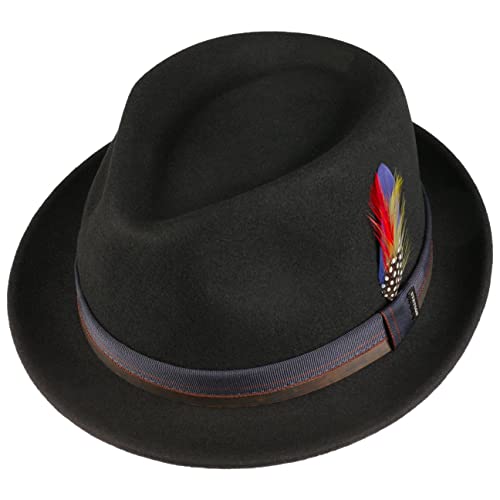 stetson-decato-wollfilz-trilby-fedora-hut-mit-lederband image 6