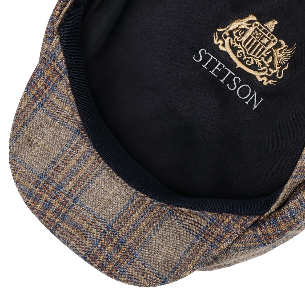 stetson-hatteras-schirmm-tze-kariert-handmade-made-in-germany-f-r-herren image 3