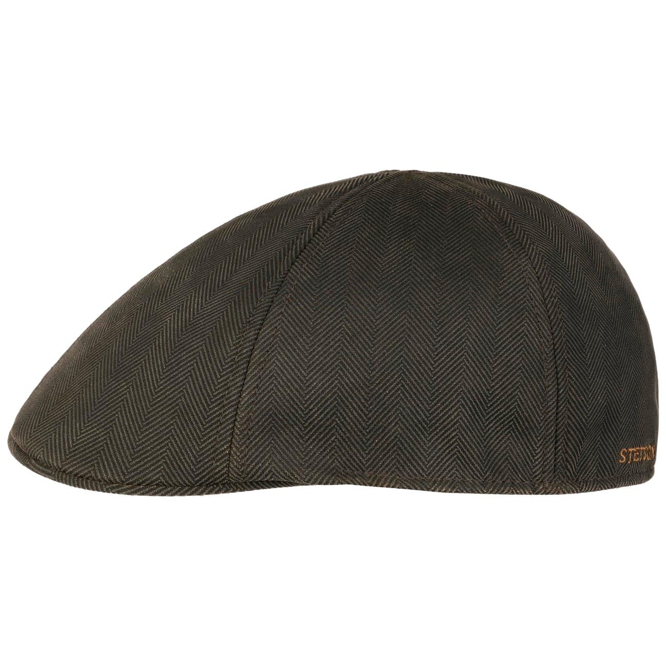 stetson-herringbone-duck-flatcap-herren-vintage-fischgr-t-mit-fleece-futter image 1