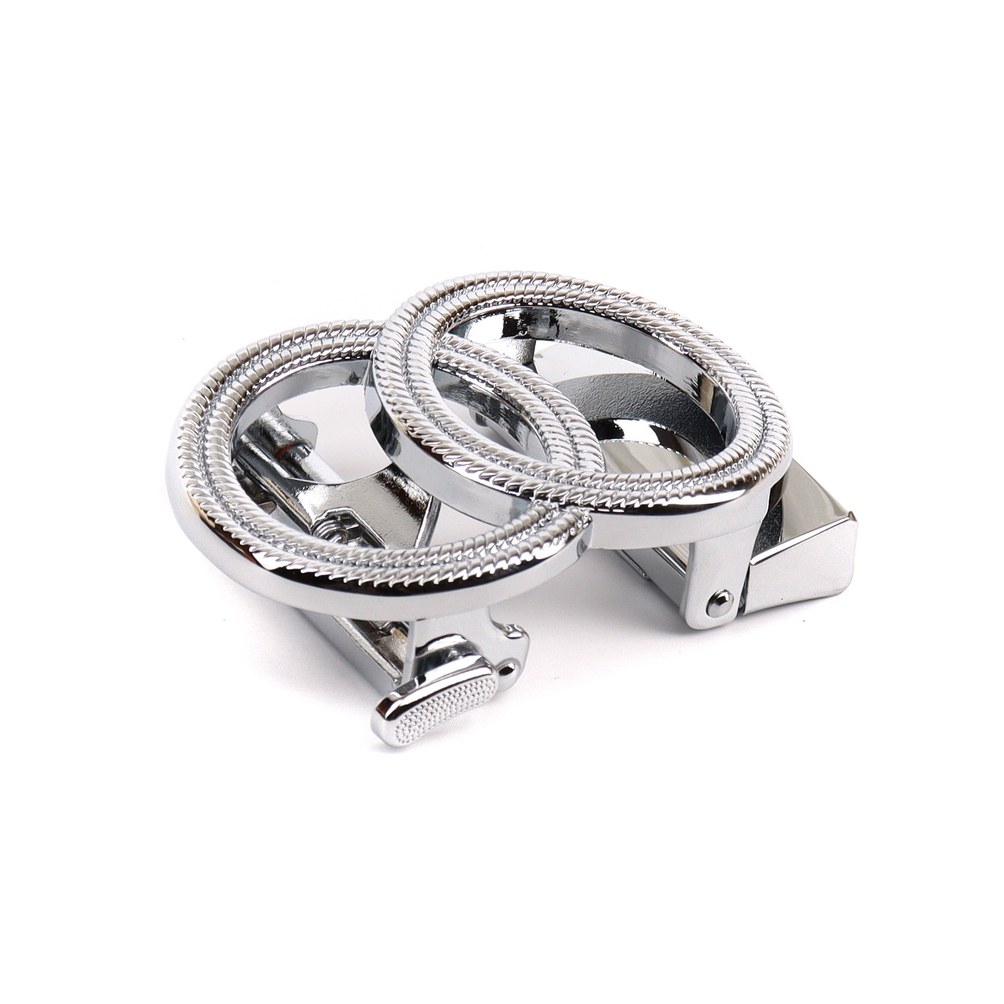 anthoni-crown-damen-automatikg-rtel-himmelblau-3-5-cm-silber-schlie-e-3d-struktu image 5