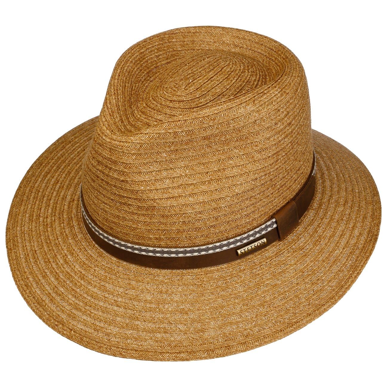 stetson-mandeco-toyo-strohhut-traveller-natur-mit-lederband-unisex image 2