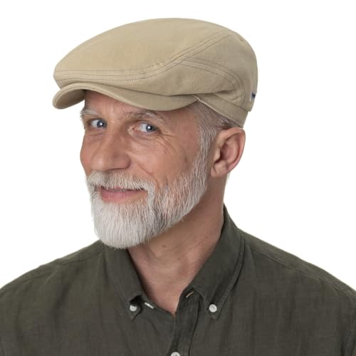 stetson-sustainable-cotton-driver-flatcap-baumwolle-meliert-einfarbig image 7